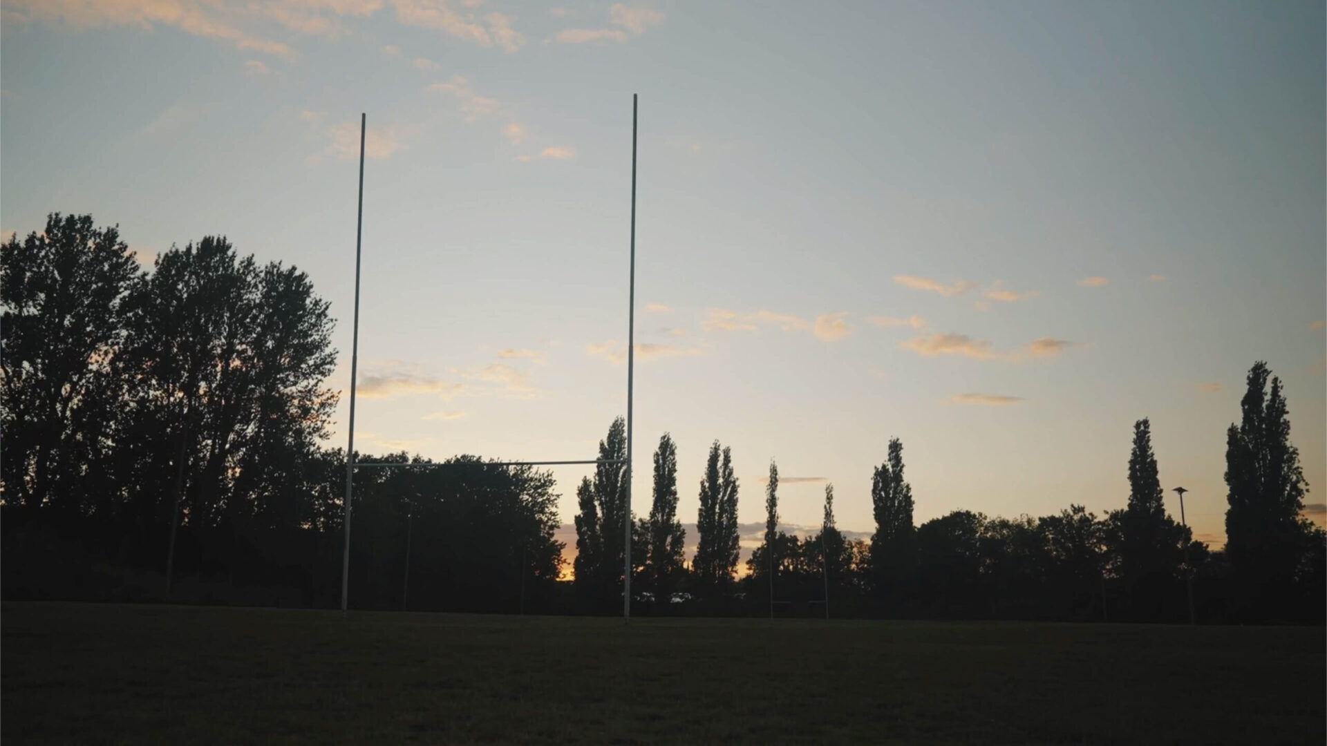 Video placeholder image of a Rugby field